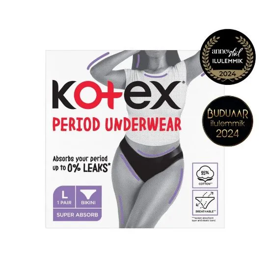 Kotex Period aluspesu suurus L 1tk