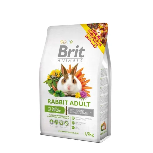Brit Animals küüliku täissööt, 1,5 kg