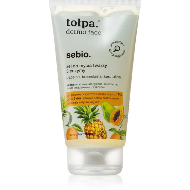 Tołpa Dermo Face Enzyme Pesugeel mustpeadevastane 150 ml