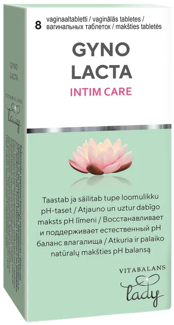 GYNOLACTA VAGINAALTBL 50MG N8