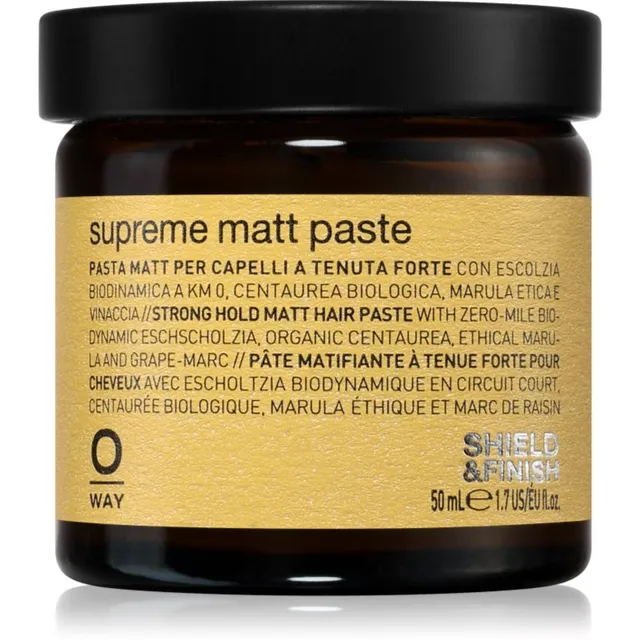 Oway Shield & Finish Supreme Matt Paste Matt soengupasta keskmiselt fikseeriv 50 ml