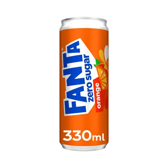 Karastusjook Fanta Apelsini Zero kalorivaba, FANTA, 330 ml
