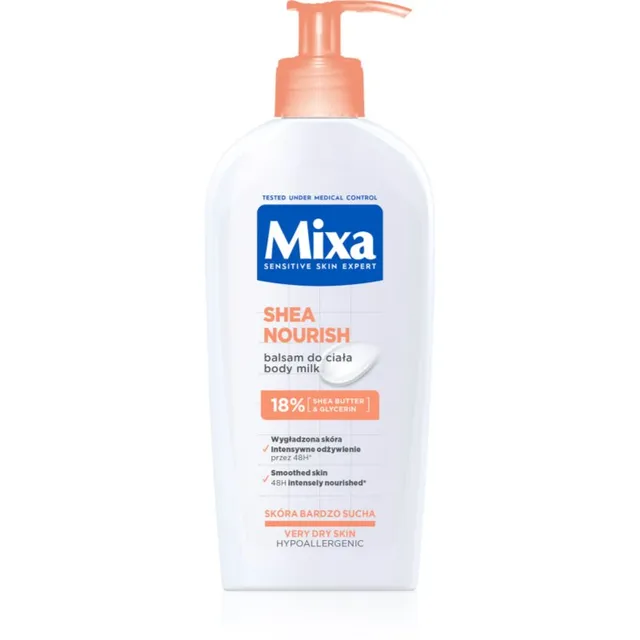 Mixa Intense Nourishment Toitev kehapiim väga kuivale nahale 400 ml
