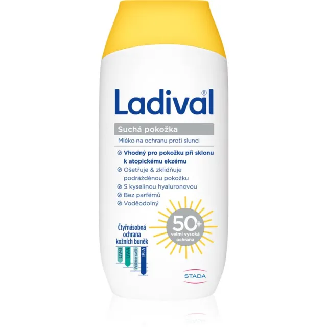 Ladival Dry Skin Päikesekaitsepiim päikesekaitseks SPF 50+ 200 ml