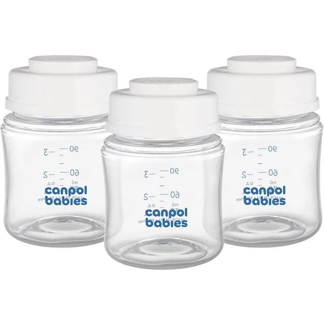 Canpol babies Bottle Set pudel rinnapiima säilitamiseks 0 m+ 3x120 ml