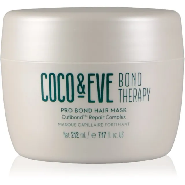 Coco & Eve Bond Therapy Pro Bond Mask Taastav ja tugevdav mask kahjustatud, keemiliselt töödeldud juustele 212 ml