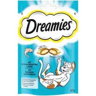 Täiendsööt. Kassi suupiste lõhega, DREAMIES, 60g