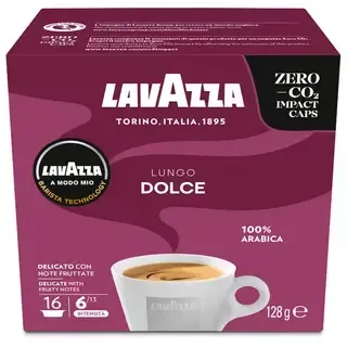 Kohvikapslid A Modo Mio Lungo Dolce, LAVAZZA, 16tk