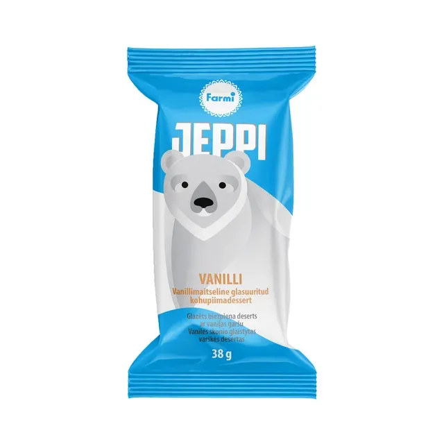 Vanillimaitseline kohupiimadessert, JEPPI, 38 g
