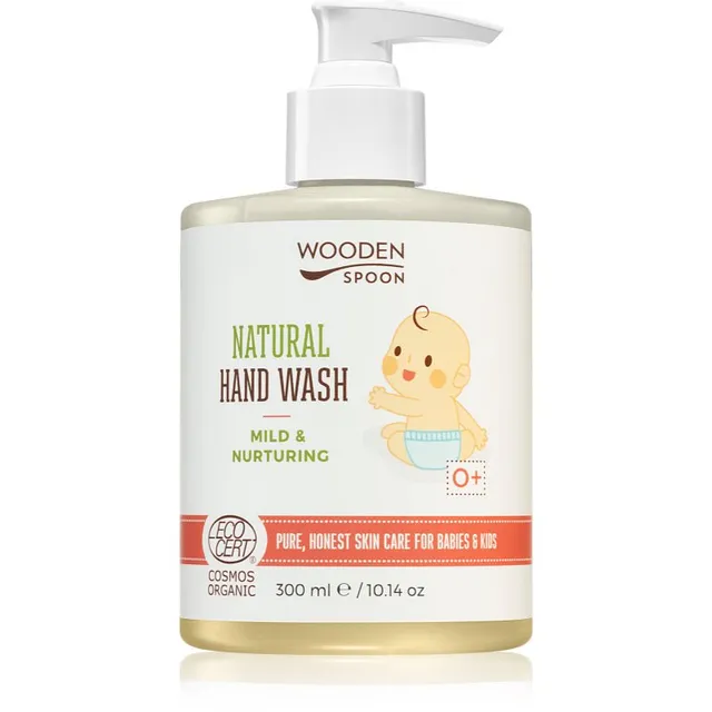WoodenSpoon Natural Mahe vedel käteseep lastele 300 ml