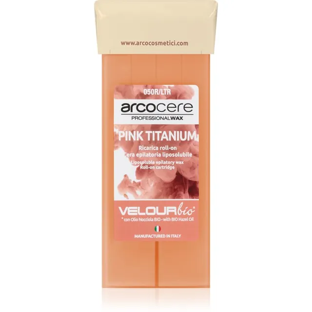 Arcocere Professional Wax Pink Titanium Karvaeemaldusvaha rulldeodorant / rullik täitepakend 100 ml