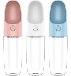 Koera joogipudel, 400 ml kaasaskantav pudel koerale värske vee pakkumiseks Dog Capsule Bottle (Dogness)