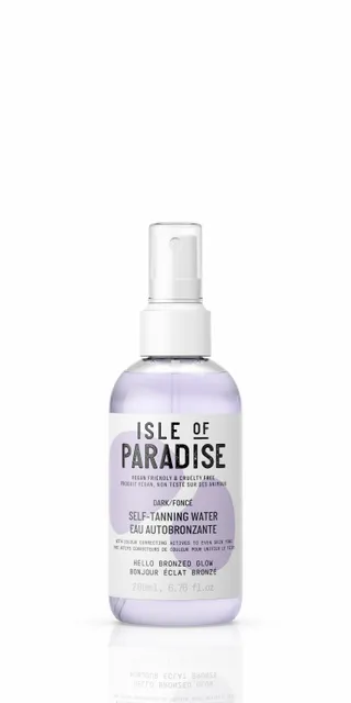 Isle of Paradise Self-Tanning Water isepruunistav kehahooldusvesi