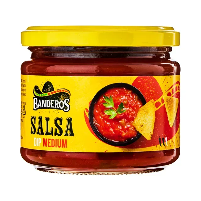 Salsakaste (keskmiselt terav), BANDEROS, 300 g