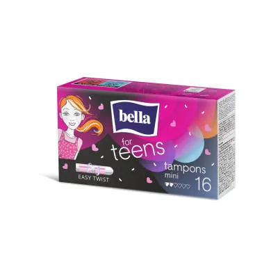 Tampoonid BELLA Teens mini 16tk