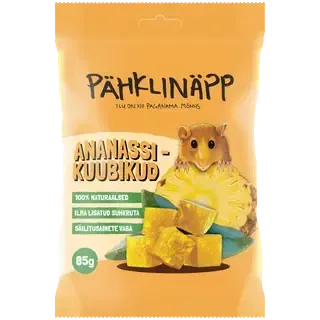 Pähklinäpp ananassikuubikud 85 g