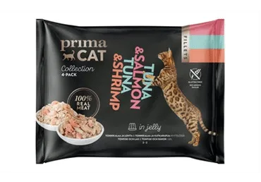 Kassieine kala jelly PRIMA CAT 4x50g