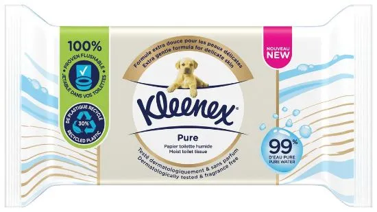 Kleenex tualettpaber niisutatud Pure 38tk