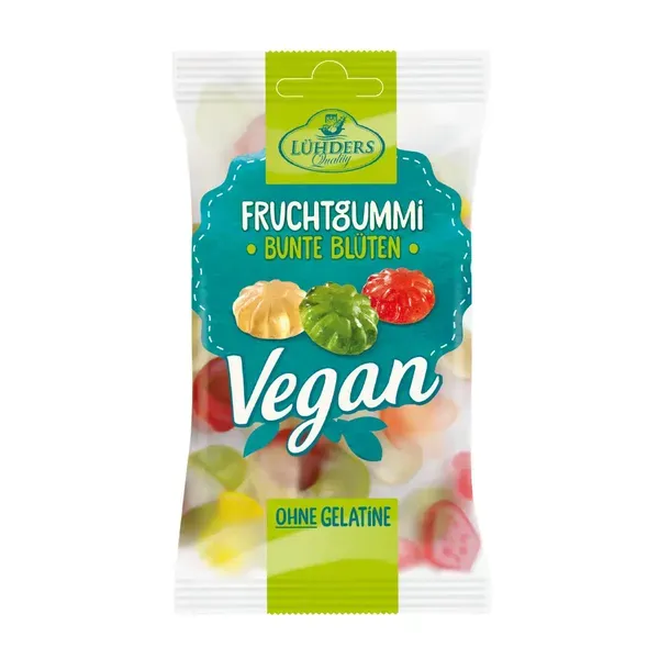 Vegan kummikommid VÄRVILISED LILLED