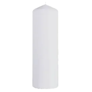 HC lauaküünal steariinist 7*22cm valge