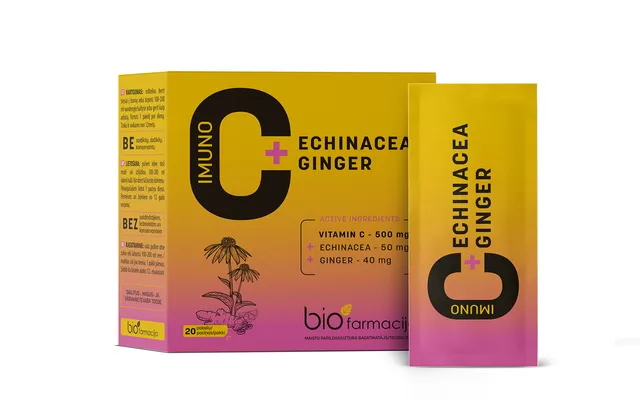 IMUNO C + ECHINACEA + GINGER N20