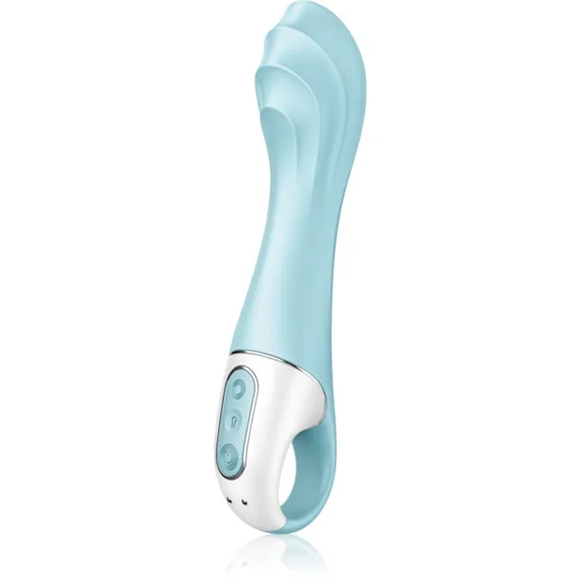 Satisfyer AIR PUMP VIBRATOR 5+ Vibraator Blue 20 cm