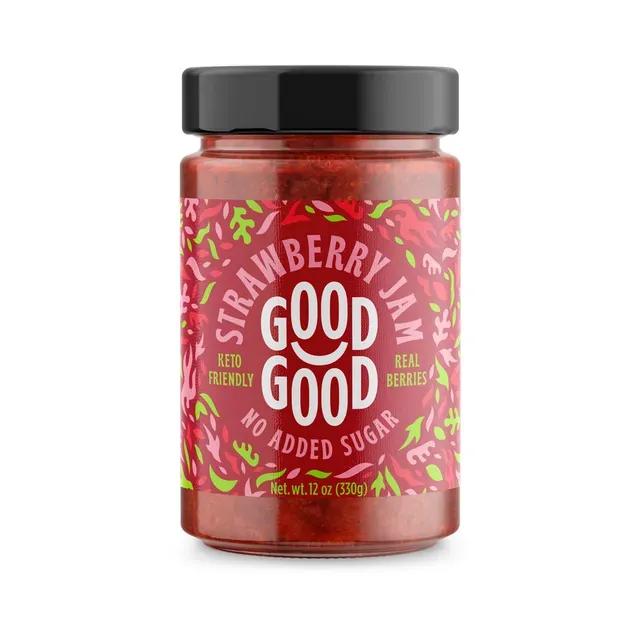 Maasikamoos steviaga, GOOD GOOD, 330g