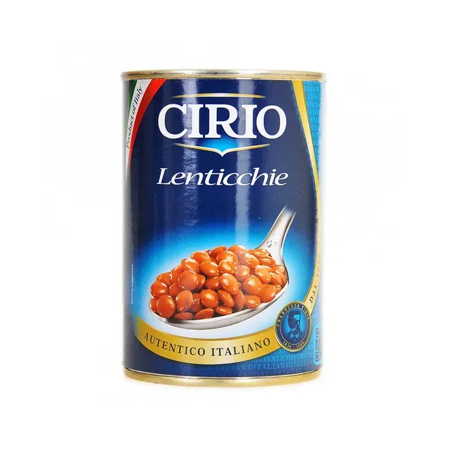 Läätsed tomatikastmes, CIRIO, 410g