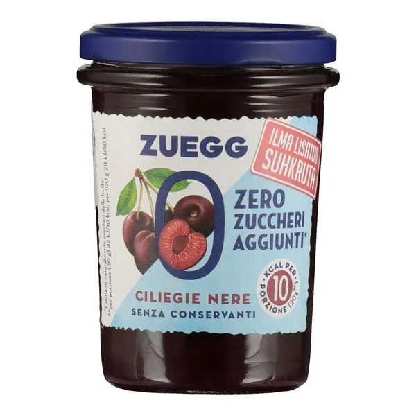 Musta kirsi moos ilma lisatud suhkruta 220g Itaalia