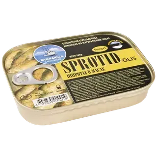 Sprotid õlis, RANNAKÜLA, 100 g