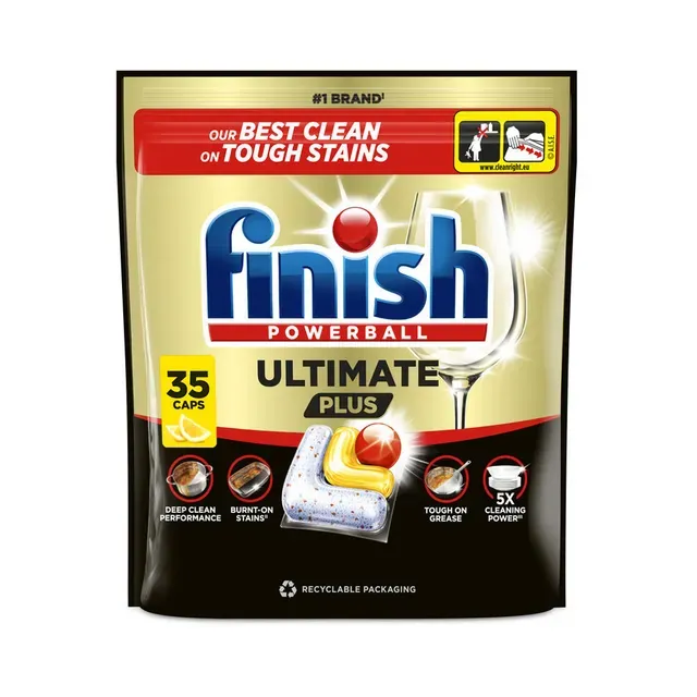Nõudepesumasina tabletid Ultimate Plus Lemon, FINISH, 35 tk