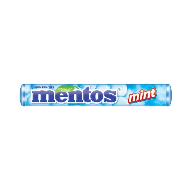 Mint nätsukomm, MENTOS, 38 g