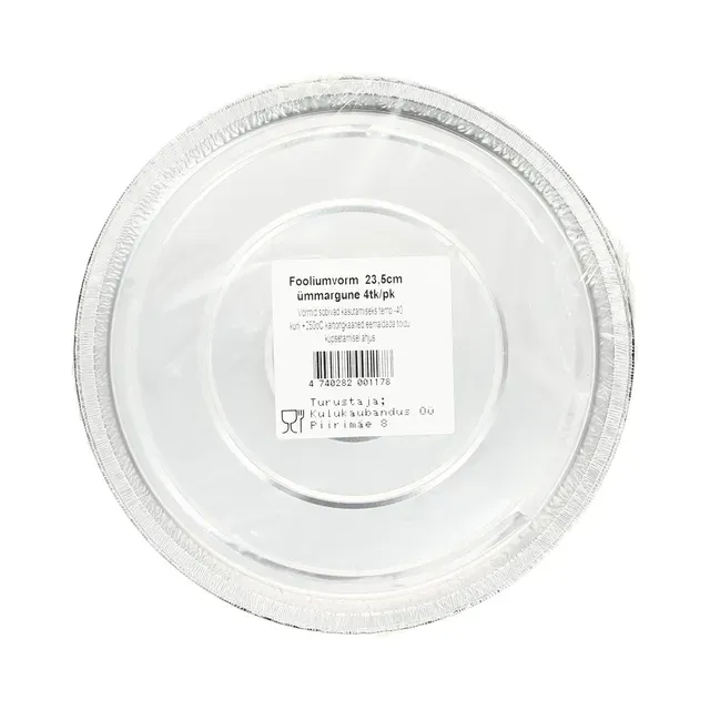 Fooliumküpsetusvorm 23 cm, 4 tk
