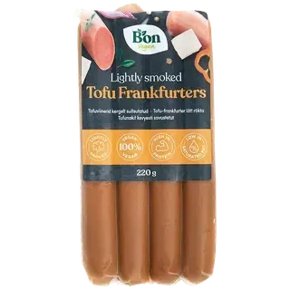 Kergelt suitsutatud tofuviinerid, BON VEGAN, 220g