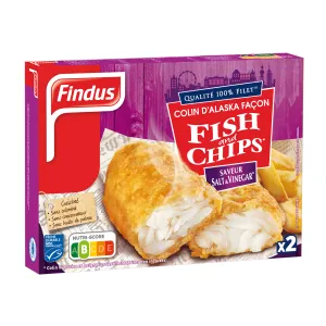 Findus Kalafileed Fish&Chips Soola-Äädika 240g