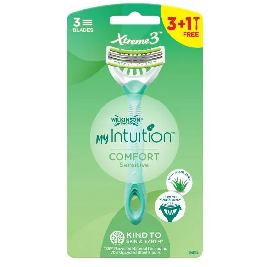 Wilkinson raseerija Xtreme3 Beauty Sensitive 3+1 tk