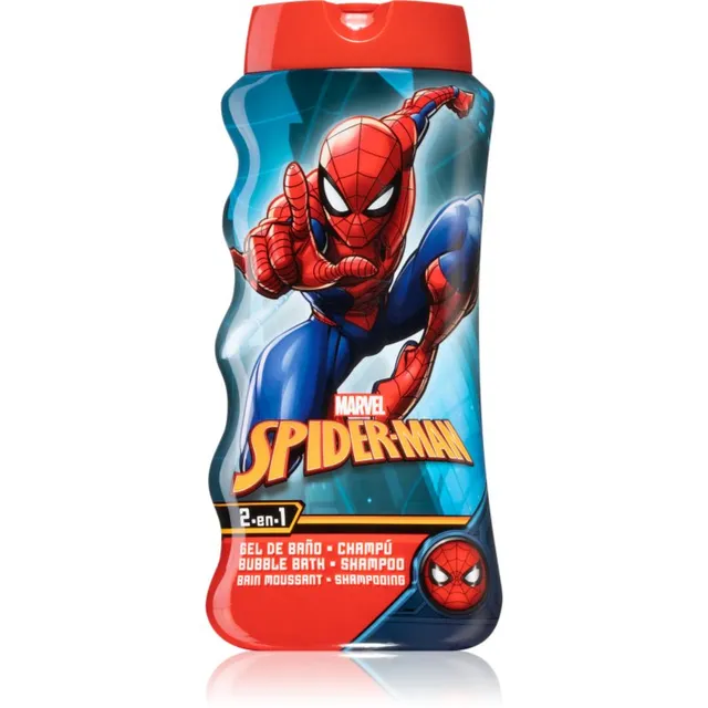 Marvel Spiderman Bubble Bath and Shampoo Duši- ja vannigeel lastele 475 ml