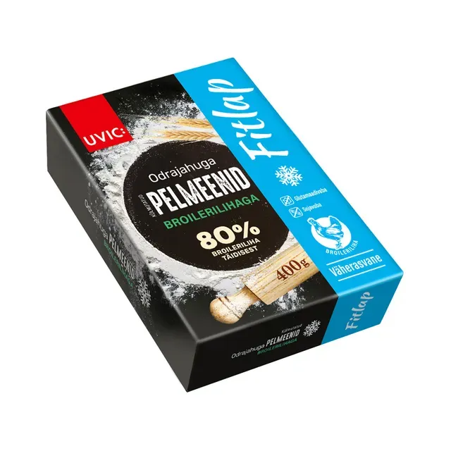 Odrajahuga pelmeenid broilerilihaga Fitlap, UVIC, 400 g