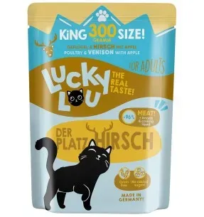 Lucky Lou konserv kassile kodulinnu- ja hirvelihaga, teraviljavaba, kotikeses