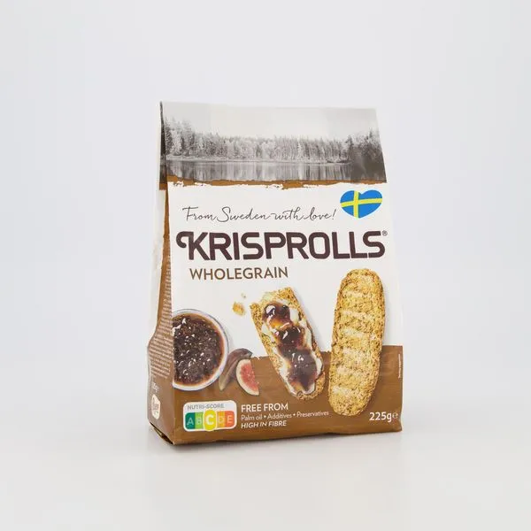 Röstitud täisteraleivakesed 225g