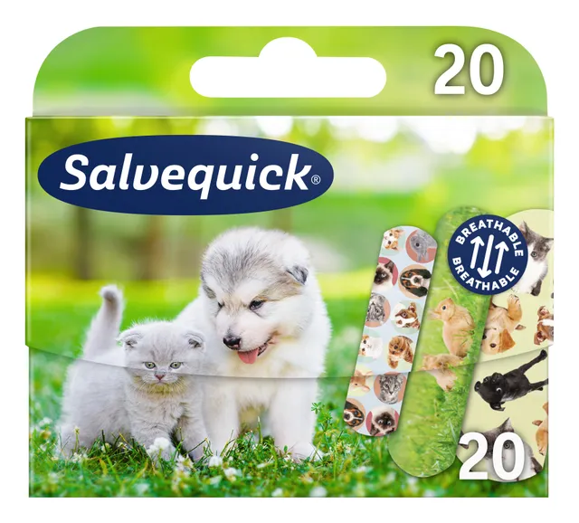 SALVEQUICK PLAASTER ANIMAL PLANET PILTIDEGA LASTELE N20