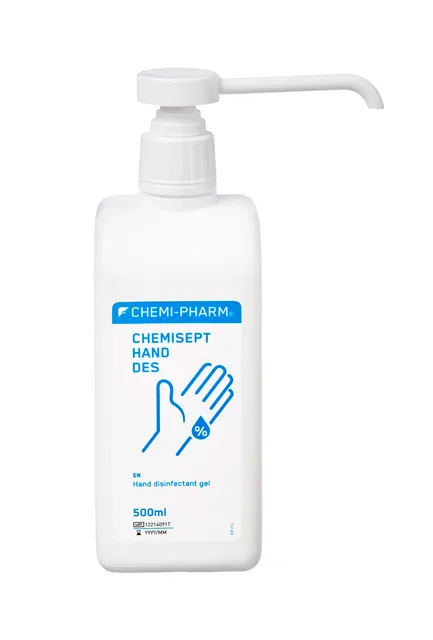 CHEMIPHARM CHEMISEPT HAND DES GEEL KÄTELE 500ML PUMBAGA