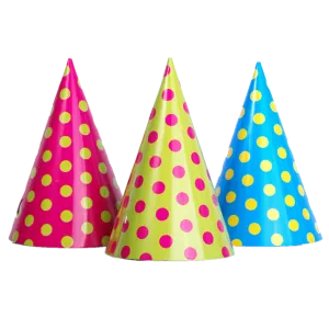 PartyDeco peomüts täpiline 6tk