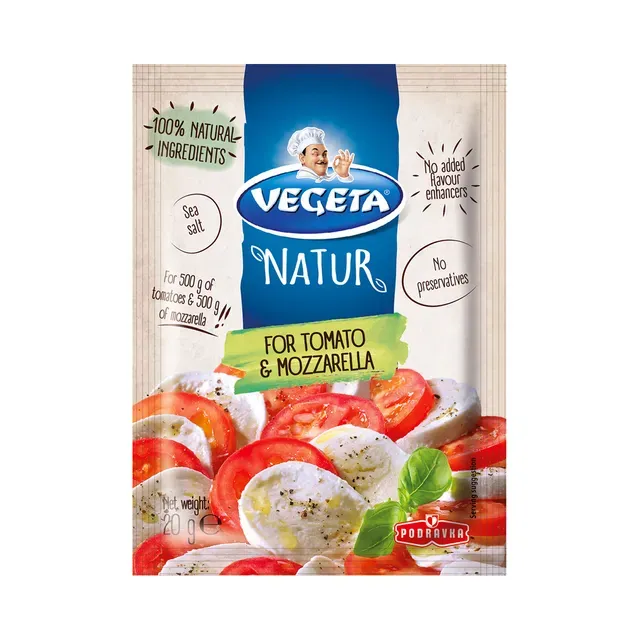 Maitseaine Vegeta Natur mozzarellale, PODRAVKA, 20 g