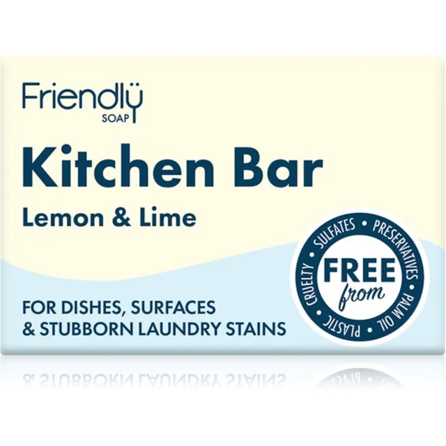 Friendly Soap Kitchen Bar Lemon & Lime Looduslik seep 95 g