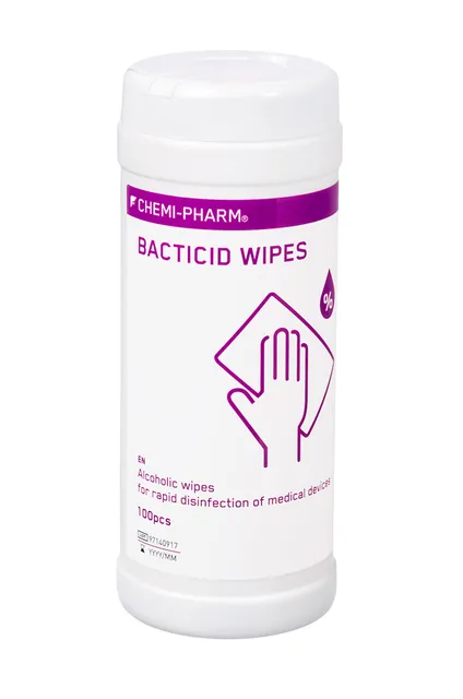 CHEMIPHARM BACTICID WIPES SALVRÄTIKUD N100 (PURGIS)