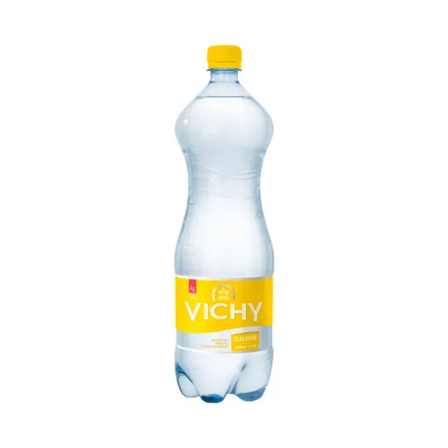 Gaseeritud sidrunimaitseline vesi, VICHY CLASSIQUE, 1,5 L