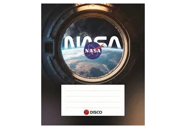 Kaustik Nasa DISCO 50lk, ruuduline