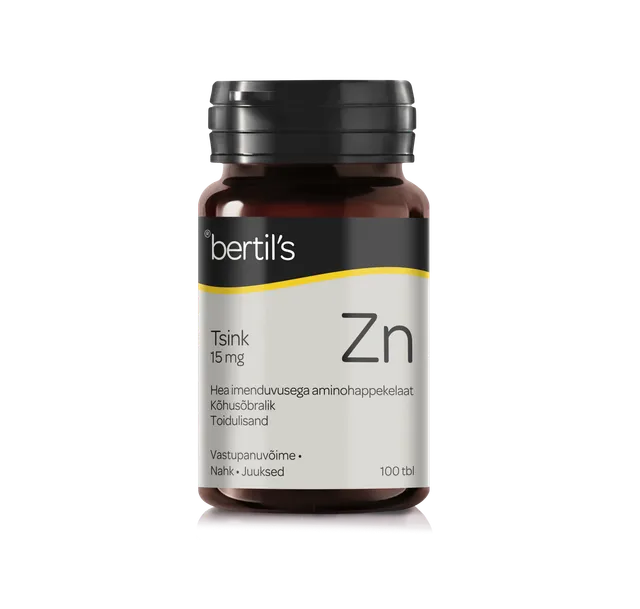 BERTILS KELASIN ZN TBL 15MG N100