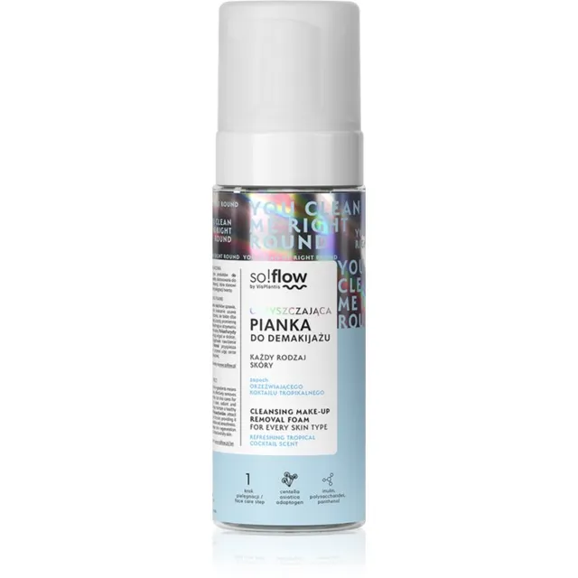 so!flow Cleansing Make-Up Removal Foam Õrn näovaht 170 ml